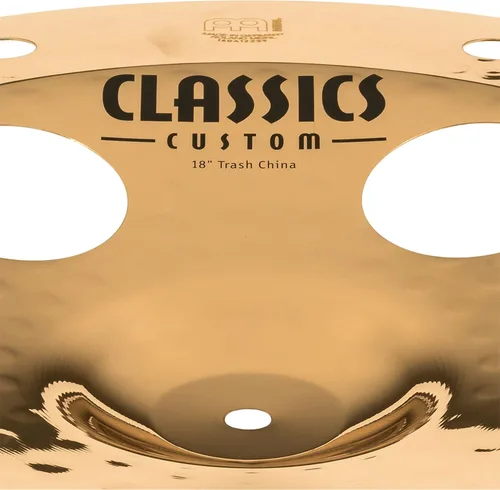Vista 3 de Meinl - Plato de basura de porcelana de 18 pulgadas con agujeros, clásicos