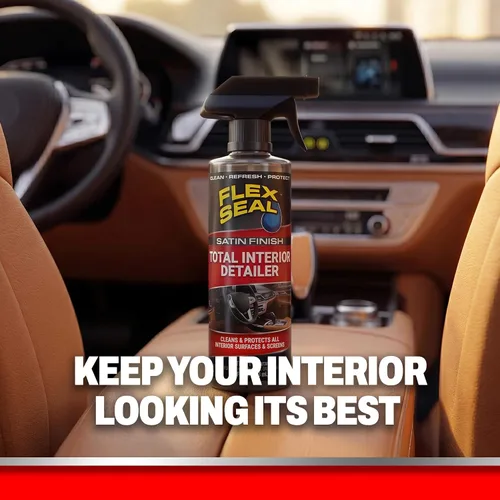Vista 3 de Flex Seal Total Interior Detailer, acabado satinado, antiestático, 16 fl oz
