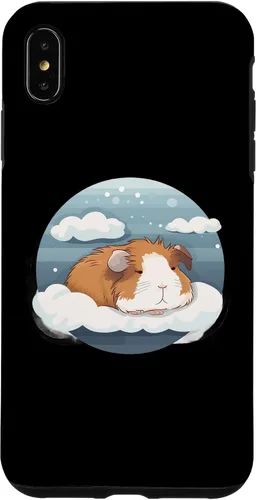 Vista 7 de iPhone 15 Cute sleeping Guinea pig for a Guinea pig lover breeder Case