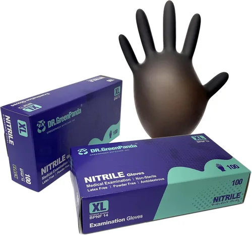Vista 16 de Dr.GreenPanda Nitrile Gloves - 3 Mil - Food Safe & Medical Exam Disposable Gloves - Latex Free Powder Free Non-Sterile