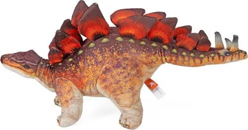 Vista 3 de Wild Republic Colección de artista, dinosaurio estegosaurio, regalo para niños, 15 pulgadas, juguete de peluche, botellas de agua recicladas