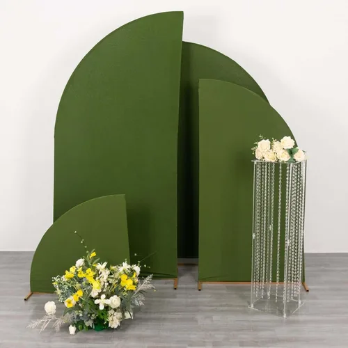 Vista 3 de Efavormart - Jarrón de pedestal de acrílico resistente de 40 pulgadas con cuentas de cristal colgantes, soporte de pilar transparente, centros