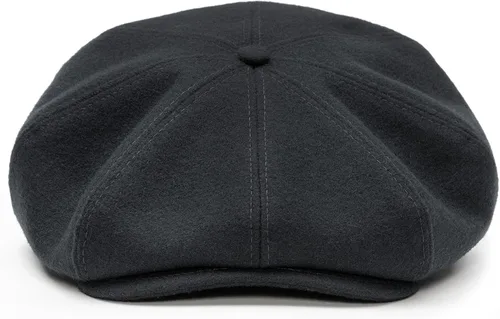 Vista 3 de Sterkowski Peaky Gorra de periódico 100% lana para hombre y mujer Gorra clásica y elegante de Paperboy Negro