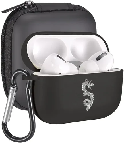 Vista 65 de Funda de mariposas rosas para AirPods Pro con llavero, diseño de animales lindos funda protectora de TPU suave compatible con AirPods Pro Charging