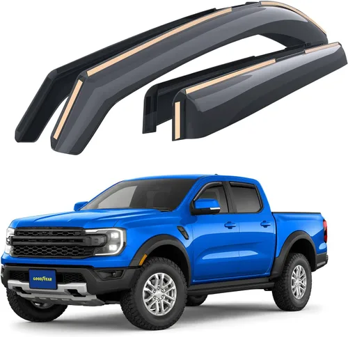 Vista 11 de Goodyear Deflectores de ventana de canal inastillables para Nissan Altima 2019-2026, protectores de lluvia, viseras de ventana para automóviles