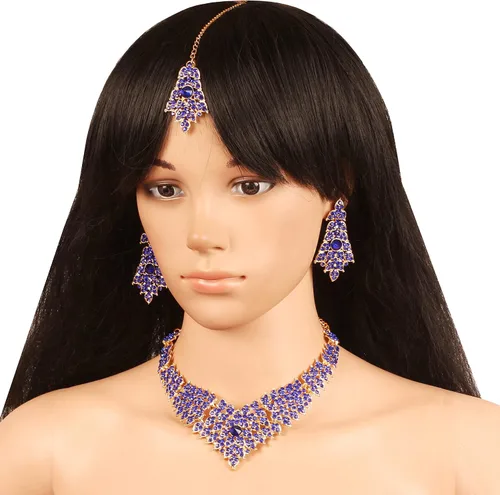 Vista 2 de Touchstone Bollywood Glamour - Collar de joyería para mujer