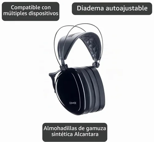Vista 3 de Dan Clark Audio AEON Flow 2 - Auriculares audiófilos portátiles con cierre y cable DUMMER de 6.6 ft (0.138 in)