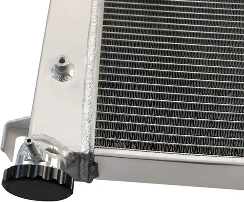 Vista 7 de Radiador de aluminio de 4 filas para Dodge Ram 2003-2010 2007 2500 3500 5.9L 6.7L CUMMINS