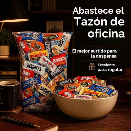 Vista 5 de Variedad de golosinas de chocolate a granel - Paquete de variedad de golosinas de chocolate de 2 lb - Golosinas de chocolate a granel de chocolate