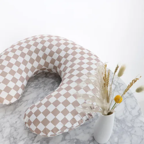 Vista 8 de DILIMI Paquete de 2 fundas de almohada de lactancia, funda elástica extraíble para almohadas de lactancia, funda ultra suave y cómoda para bebés