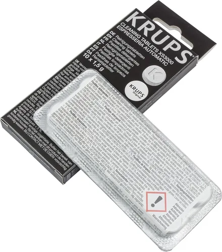 Vista 4 de KRUPS XS3000 - Tabletas de limpieza para máquinas KRUPS totalmente automáticas, Paquete de 2, Blanco