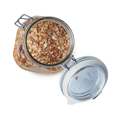 Vista 6 de Familia Cereal suizo Muesli, receta original con frutas y nueces, disfruta de avena caliente, fría o durante la noche, 29 onzas (paquete de 1)