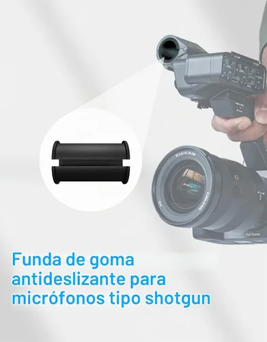Vista 2 de Funda de goma para micrófono de escopeta, 5 unidades para micrófonos