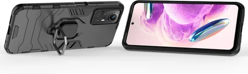 Vista 3 de ZMONE - Funda protectora para Xiaomi Redmi Note 12s con protector de pantalla de vidrio (paquete de 2) resistente de doble capa de grado militar, a