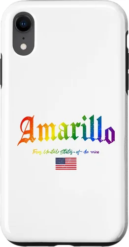 Vista 24 de iPhone 16 Amarillo Gothic Design Lgbtqai+ rainbow Version Case