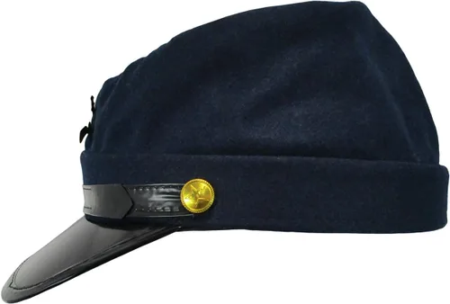 Vista 5 de JHats 100% Wool Union Civil War Réplica Kepi Sombrero S Azul, Azul