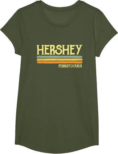Vista 73 de Camiseta vintage de regalo de recuerdo de Hershey Pennsylvania PA, Negro, S