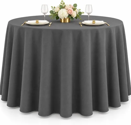 Vista 11 de AK TRADING CO. Mantel rectangular de poliéster de 60 x 102 pulgadas, fabricado en Estados Unidos, resistente a las arrugas, ignífugo, duradero
