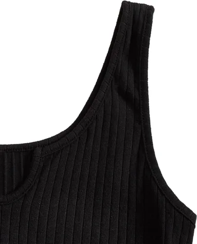 Vista 3 de SOLY HUX - Enterizo corto de verano sin mangas con cinturón, rómper para mujer