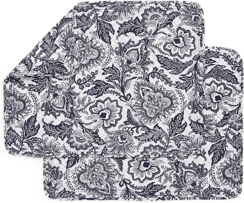 Vista 6 de Vera Bradley Juego de 2 manteles individuales reversibles de algodón Java Gold - Algodón reciclado
