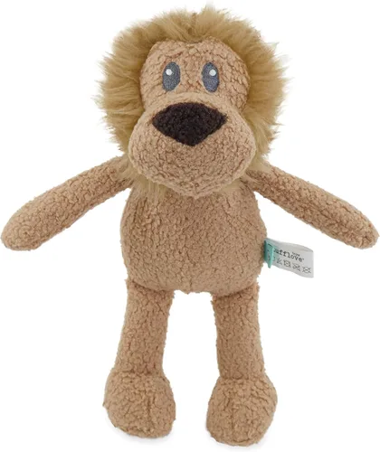 Vista 2 de Tufflove Lion - Juguete resistente para perros medianos a grandes, color marrón