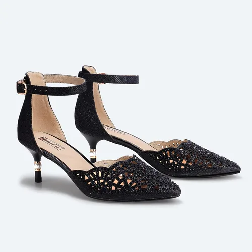 Vista 3 de IDIFU In2 Candice - Zapatos de noche para mujer, con lentejuelas y lentejuelas para boda, zapatos de noche para mujer, novia