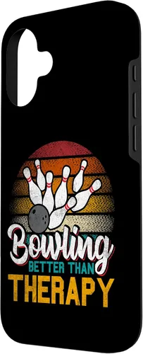 Vista 2 de iPhone 16 Bowling - Better Than Therapy Bowler Case