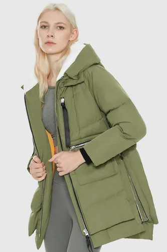 Vista 3 de Orolay - Chaqueta de plumón engrosada para mujer