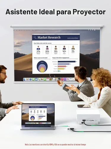 Vista 5 de UGREEN Adaptador Mini DisplayPort a HDMI VGA 2 en 1