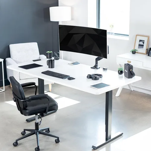 Vista 9 de VIVO Brazo de Monitor Individual de Aluminio Premium de Servicio Pesado para Monitor Ultraancho de hasta 40 pulgadas y 24 libras, Soporte de Montaje