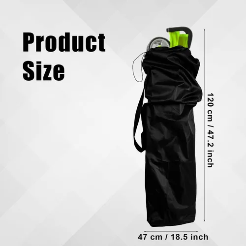 Vista 2 de lasuroa Bolsa de cochecito, bolsa impermeable para cochecito portátil, bolsa de control para puerta de cochecito con asa, funda para cochecito