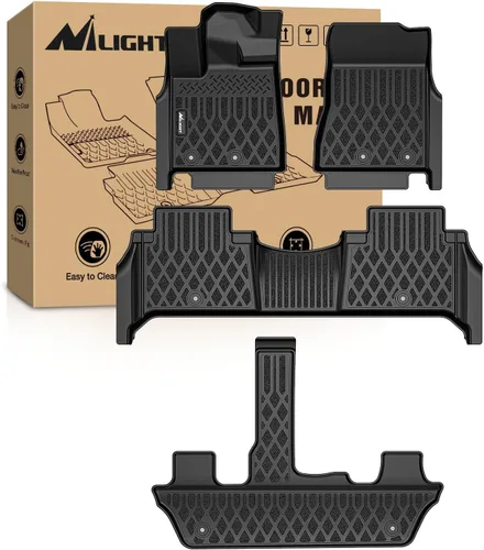 Vista 13 de Nilight Alfombrillas TPE para Nissan Altima 2007 2008 2009 2010 2011 2012 para todo tipo de clima, ajuste personalizado, forros de piso resistentes