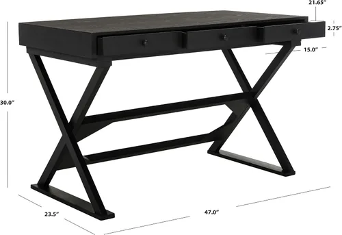 Vista 3 de Safavieh AMH1525A, 0, envejecido/negro