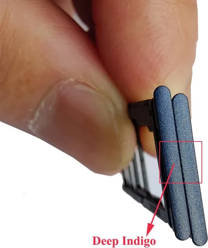 Vista 3 de Ubrokeifixit Bandeja para tarjetas micro SD para Motorola G Pure de repuesto, soporte de ranura para bandeja de tarjeta SIM individual para Motorola