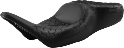 Vista 14 de TCT-MOTORPARTS Almohada de Asiento para Conductor y Pasajero Negro Compatible con Harley Touring Electra Glide Ultra Classic Standard FLHTC 1997-2007