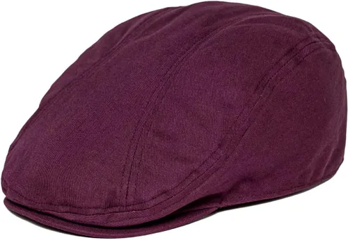 Vista 7 de BOTVELA Hombres Algodón Sarga Newsboy Flat Ivy Driving Hat Gorra ajustada