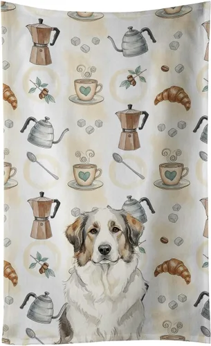 Vista 368 de Caroline's Treasures Afghan Hound - Toalla de cocina para barra de café, terciopelo frontal y lazo de algodón, lavable a máquina Sabueso afgano
