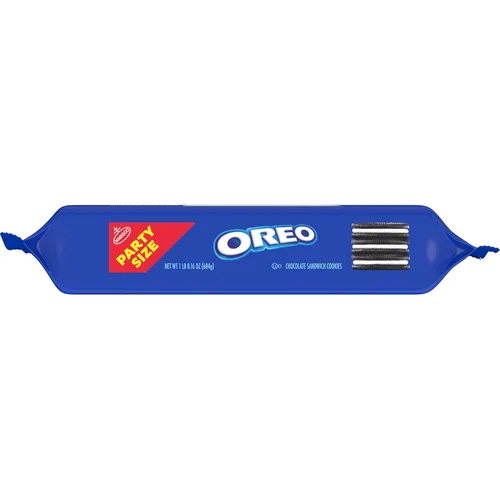 Vista 19 de OREO Galletas sándwich de chocolate, tamaño fiesta, 24.16 oz