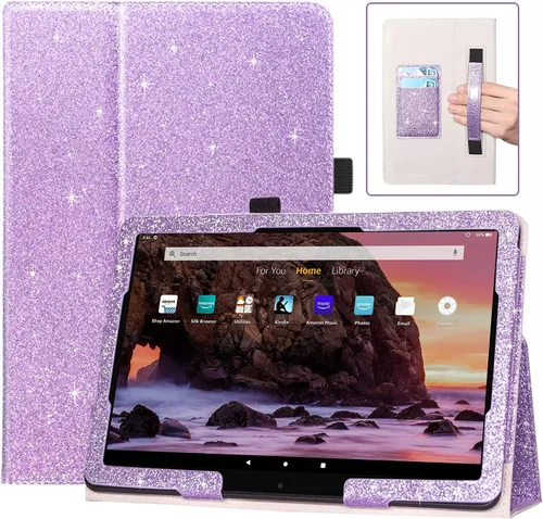 Vista 18 de DMLuna Case for All-New Amazon Fire HD 10 & 10 Plus Tablet (13th / 11th Generation, 2023/2021 Release) 10.1", Slim Cover with Folding Stand, Auto