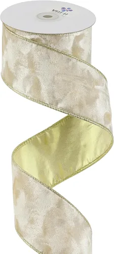 Vista 32 de MEEDEE Black and Gold Velvet Ribbon 2.5 inch with 10 Yards Spool Two Tone Velvet Wired Ribbon for Gift Wrapping, Halloween Wreaths, Christmas Tree