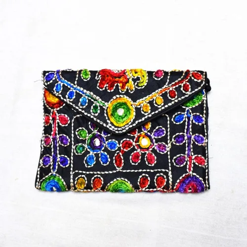 Vista 2 de YUSRA HANDICRAFTS - Bolsas de mano elegantes para mujer, bolsas hechas a mano para niñas, bolsas de boda de noche, bolsa de mano para mujer, Multi
