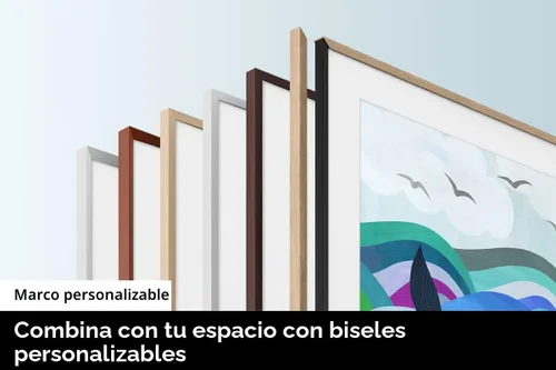 Vista 7 de Samsung Clase de 32 Pulgadas QLED The Frame Serie LS03C, Quantum HDR, Modo Arte, Pantalla Mate Antirreflejo, Soporte de Pared de Ajuste Delgado
