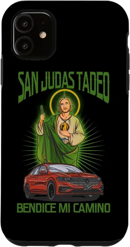 Vista 8 de Funda para iPhone 16 San Judas Tadeo Bendice Mi Camino