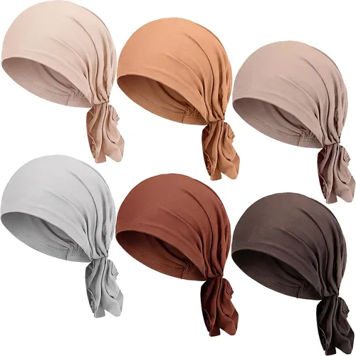 Vista 14 de Syhood Slip on Pre Tied Head Scarves for Women