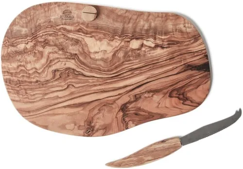 Vista 2 de Berard Tabla de queso con cuchillo, 12.5 x 8 pulgadas