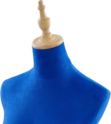 Vista 5 de Forma de vestido ajustable, maniquí de costura femenina, base de modelo de cuerpo rodante móvil, maniquí de soporte de exhibición de ropa con ruedas