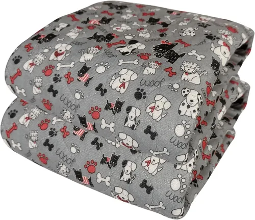 Vista 16 de Caldwell's Pet Supply Co. Almohadillas para orinal de 18 x 24 pulgadas, almohadillas lavables para orina para perros, tapete reutilizable para orina