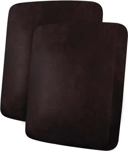 Vista 29 de ANARACHON Fundas de cojín de sofá con aspecto de cuero, juego de fundas de asiento de sofá, protector de muebles para sillón seccional, sofá biplaza