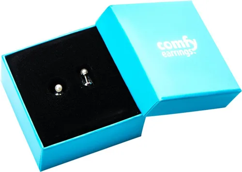 Vista 9 de ComfyEarrings - Aretes de perlas sintéticas, Resina, Sintético-perla