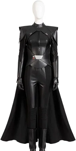 Vista 2 de Disfraz de Reva Sevander para mujeres adultas, bata con capucha y capa, uniforme Jedi, conjunto completo de Halloween